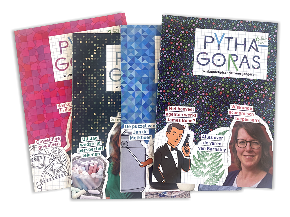 Schoolset Pythagoras voor in het wiskundelokaal