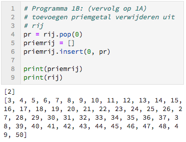 Programma 1B