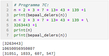 Programma 7C