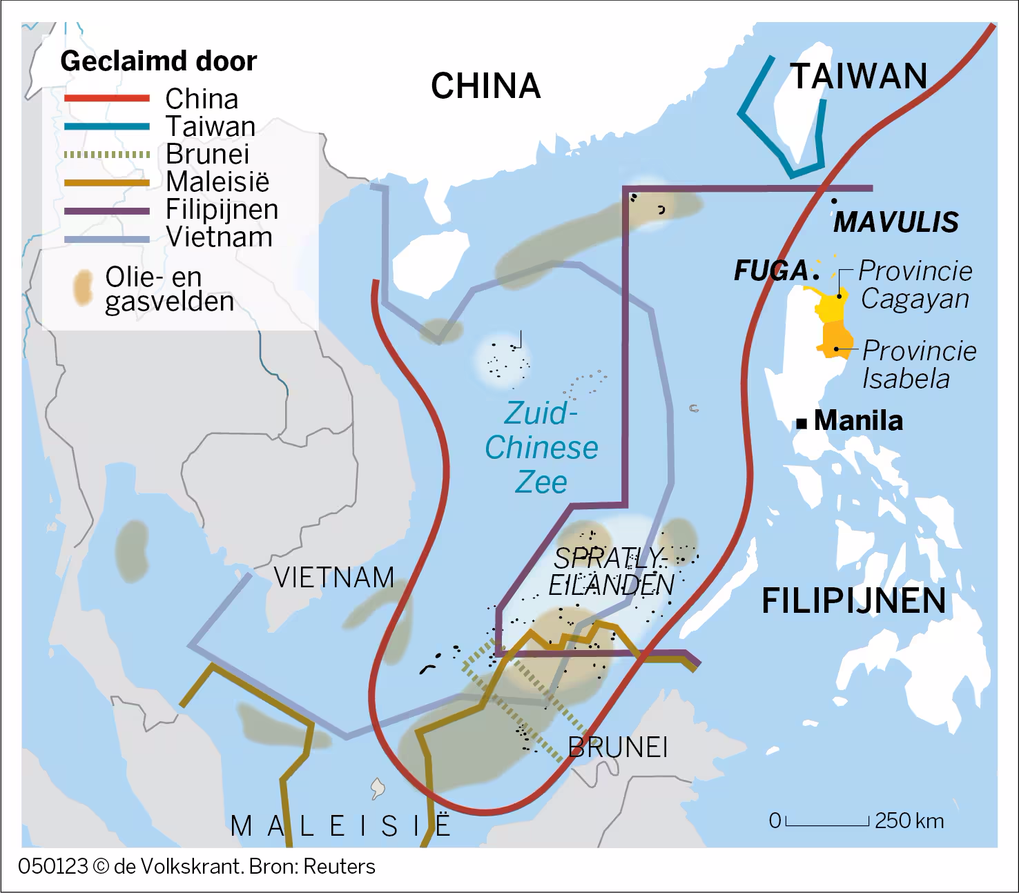 Figuur 2 - Zuid-Chinese zee